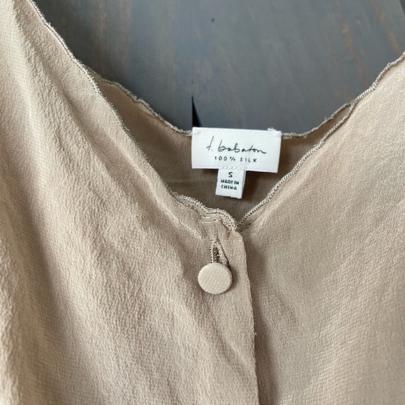 Aritzia T. Babaton 100% silk dress in Taupe Size S - Picture 2 of 2